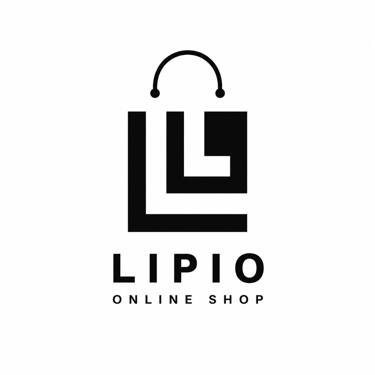 Lipio OLstore updated shopping bag logo